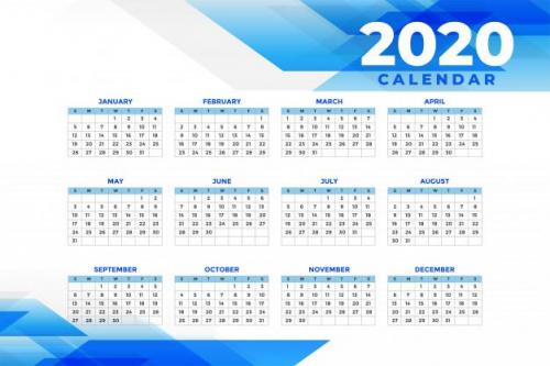 2020 Calendar 2