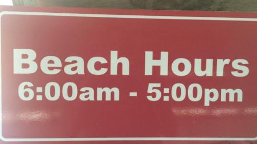 Beach Hours