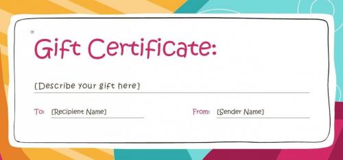 173 Free Gift Certificate Templates You Can Customize in Printable Gift Certificate Template