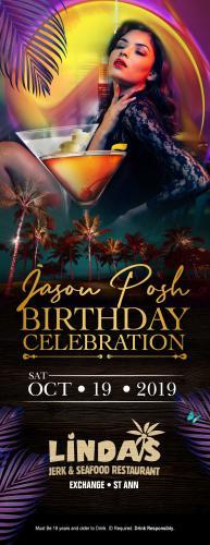 Jason Posh Birthday Flyer
