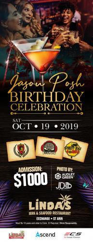 Jason Posh Birthday Flyer back