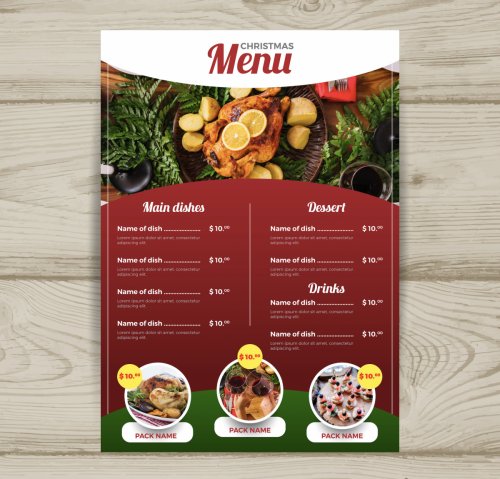 Menu Cards 2