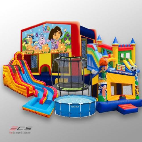 Water Slides  Bounce house